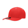 Decky 6 Panel Mid Profile Structured Sandwich Bill Cap | Decky 2003 Red/White OSFM Hats