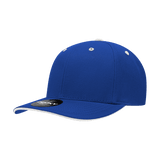 Decky 6 Panel Mid Profile Structured Sandwich Bill Cap | Decky 2003 Royal/White OSFM Hats