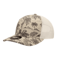 Decky 6 Panel Mid Profile Structured Tropical Trucker | Decky 6037 Panel Mid Profile Structured Tropical Trucker Standard