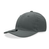 Decky 6 Panel Relaxed Perforated Cap | Decky 6413 Charcoal Standard Hats