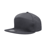 Decky 7 Panel High Profile Structured Cotton Blend Cap | Decky 1098 Charcoal OSFM Hats