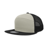 Decky 7 Panel High Profile Structured Cotton Blend Trucker | Decky 1133 Loden/Loden/Black Standard