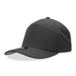 Decky 7 Panel Perforated Cap | Decky 6416 Black Standard Hats