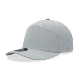 Decky 7 Panel Perforated Cap | Decky 6416 Grey Standard Hats