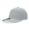Decky 7 Panel Perforated Cap | Decky 6416 Grey Standard Hats
