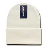 Decky Acrylic Knit Caps | Decky KCP Ivory(Not White) OSFM Hats