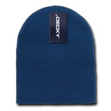 Decky Acrylic Short Knit Caps | Decky KCSP Lt.Navy OSFM Hats