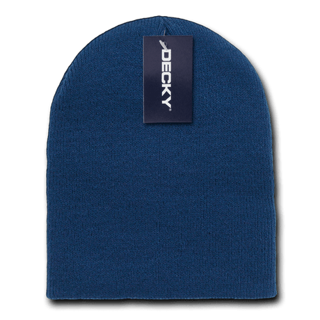 Decky Acrylic Short Knit Caps | Decky KCSP Lt.Navy OSFM Hats