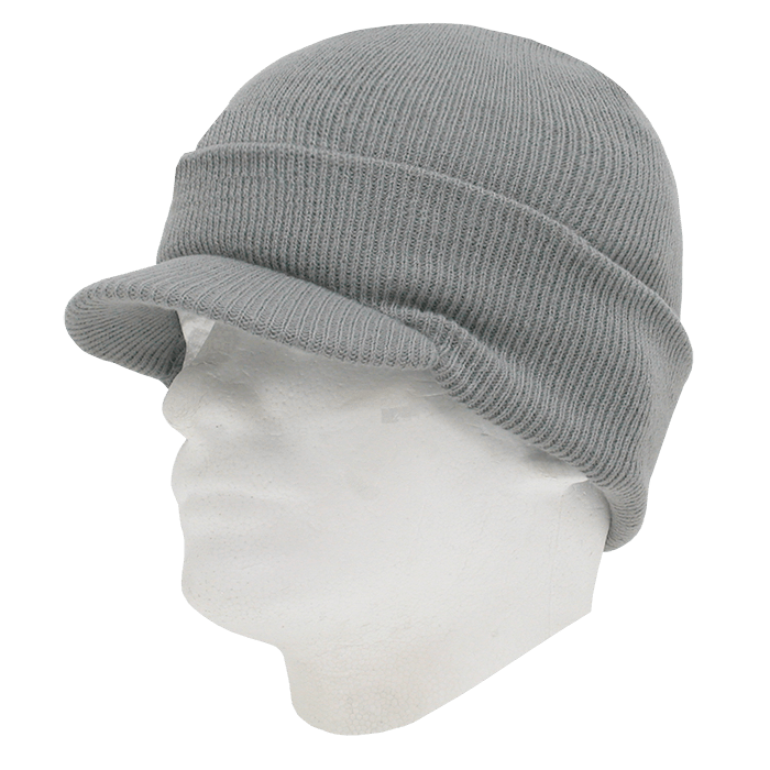 Decky Acrylic/Polyester HybriCap | Decky 8009 Grey OSFM Hats