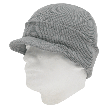 Decky Acrylic/Polyester HybriCap | Decky 8009 Grey OSFM Hats