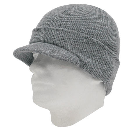 Decky Acrylic/Polyester HybriCap | Decky 8009 Heather Grey OSFM Hats