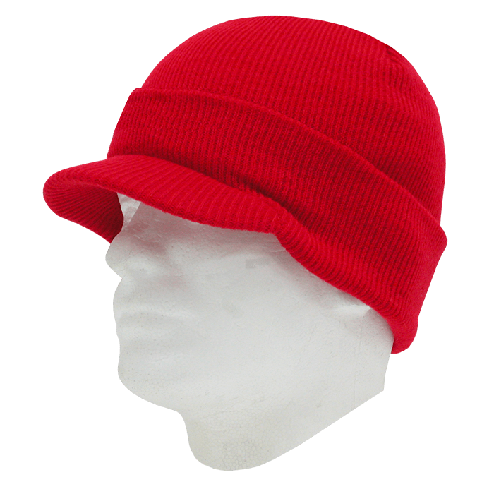 Decky Acrylic/Polyester HybriCap | Decky 8009 Red OSFM Hats