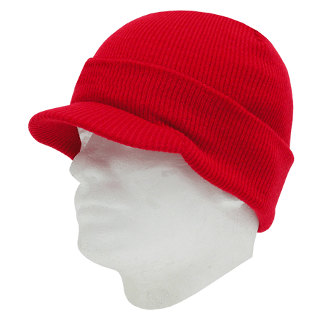 Decky Acrylic/Polyester HybriCap | Decky 8009 Red OSFM Hats