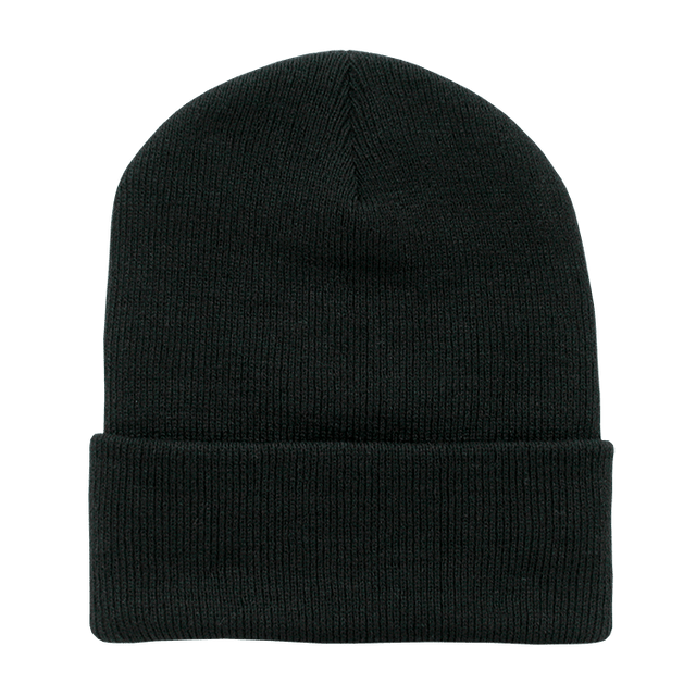 Decky Acrylic/Polyester Long Beanies | Decky 613 Black OSFM Beanies