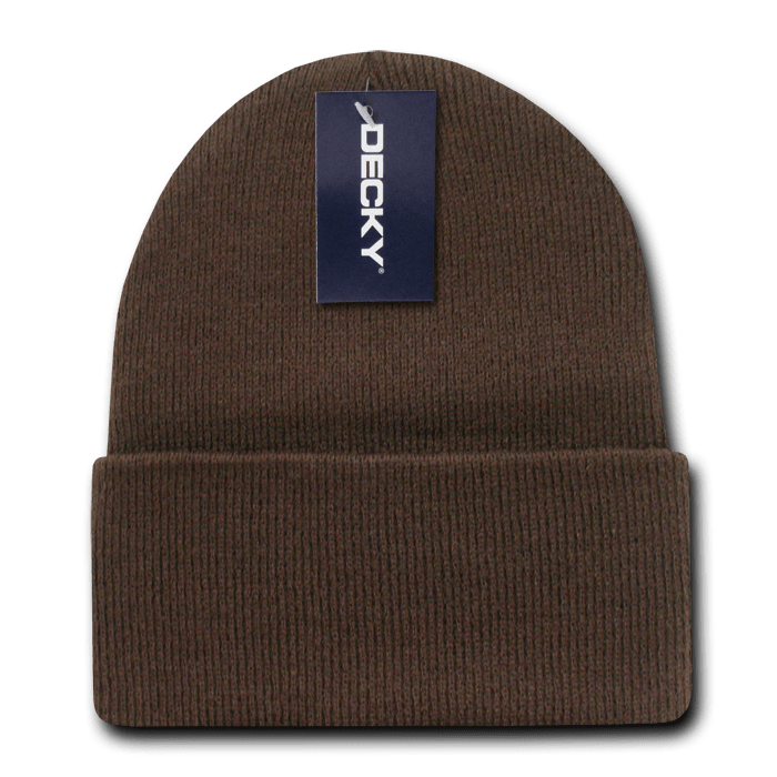 Decky Acrylic/Polyester Long Beanies | Decky 613 Brown OSFM Beanies