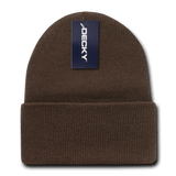 Decky Acrylic/Polyester Long Beanies | Decky 613 Brown OSFM Beanies