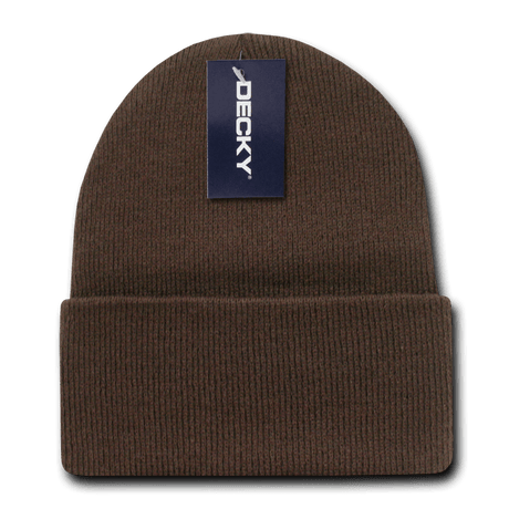Decky Acrylic/Polyester Long Beanies | Decky 613 Brown OSFM Beanies