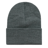 Decky Acrylic/Polyester Long Beanies | Decky 613 Heather Charcoal OSFM Beanies