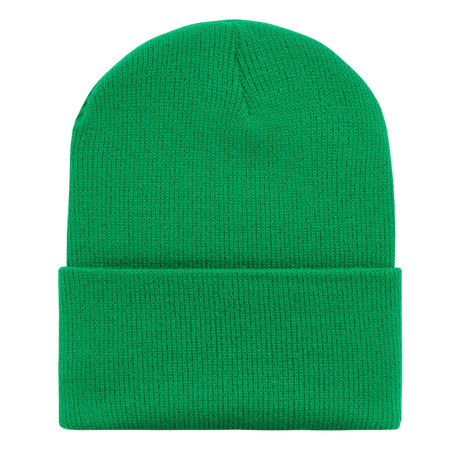 Decky Acrylic/Polyester Long Beanies | Decky 613 Kelly Green OSFM Beanies