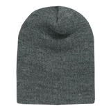 Decky Acrylic/Polyester Short Beanies | Decky 187 Heather Charcoal OSFM Beanies