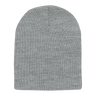 Decky Acrylic/Polyester Short Beanies | Decky 187 Heather Grey OSFM Beanies