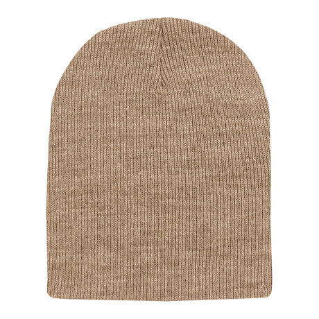 Decky Acrylic/Polyester Short Beanies | Decky 187 Khaki OSFM Beanies