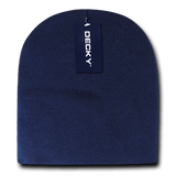Decky Acrylic/Polyester Short Beanies | Decky 187 Navy OSFM Beanies