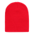 Decky Acrylic/Polyester Short Beanies | Decky 187 Red OSFM Beanies