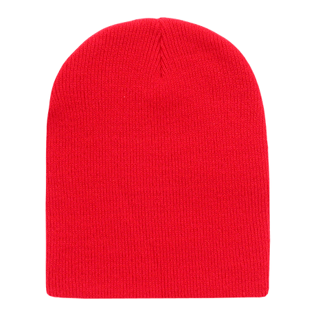 Decky Acrylic/Polyester Short Beanies | Decky 187 Red OSFM Beanies