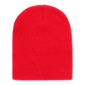 Decky Acrylic/Polyester Short Beanies | Decky 187 Red OSFM Beanies