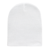 Decky Acrylic/Polyester Short Beanies | Decky 187 White OSFM Beanies