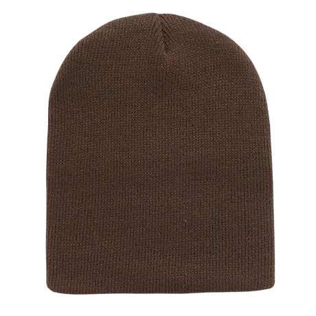 Decky Acrylic/Polyester Short Beanies | Decky 614 Brown OSFM Beanies