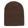 Decky Acrylic/Polyester Short Beanies | Decky 614 Brown OSFM Beanies