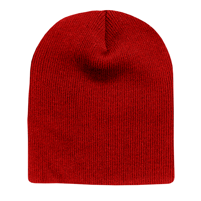 Decky Acrylic/Polyester Short Beanies | Decky 614 Cardinal OSFM Beanies