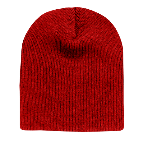 Decky Acrylic/Polyester Short Beanies | Decky 614 Cardinal OSFM Beanies