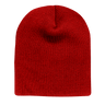 Decky Acrylic/Polyester Short Beanies | Decky 614 Cardinal OSFM Beanies