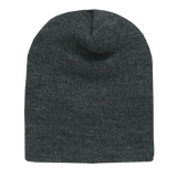 Decky Acrylic/Polyester Short Beanies | Decky 614 Heather Charcoal OSFM Beanies