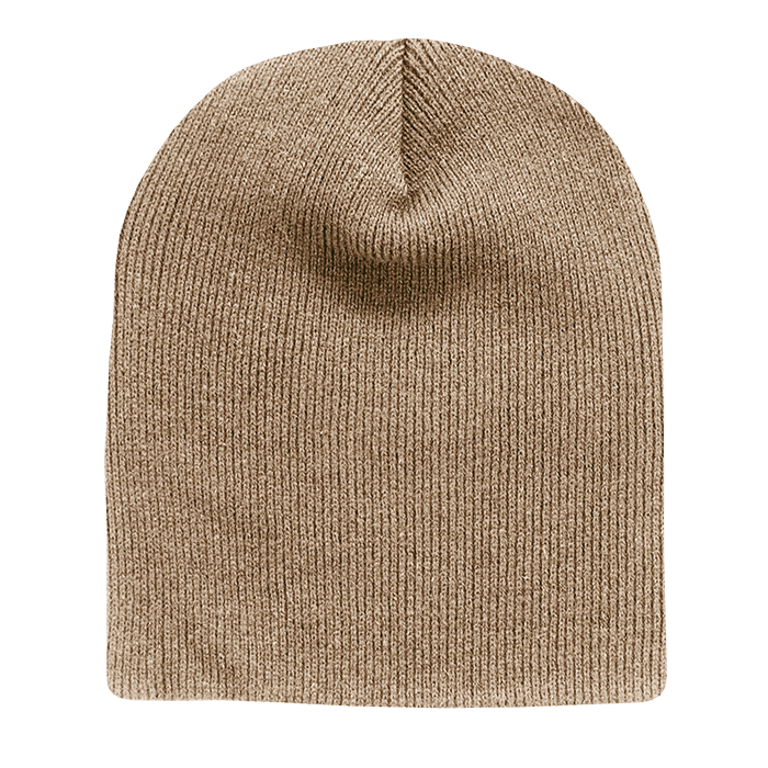 Decky Acrylic/Polyester Short Beanies | Decky 614 Khaki OSFM Beanies