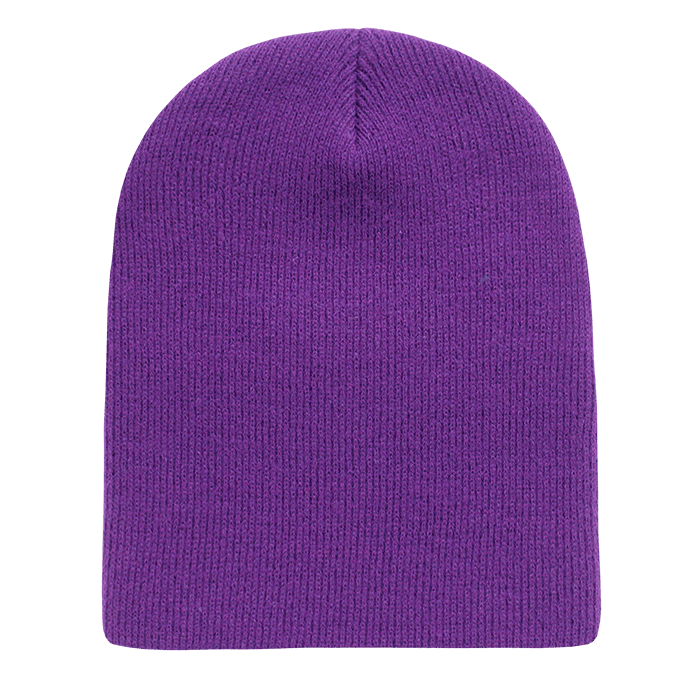 Decky Acrylic/Polyester Short Beanies | Decky 614 Purple OSFM Beanies