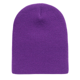 Decky Acrylic/Polyester Short Beanies | Decky 614 Purple OSFM Beanies