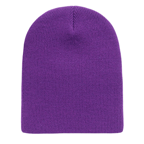 Decky Acrylic/Polyester Short Beanies | Decky 614 Purple OSFM Beanies