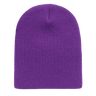 Decky Acrylic/Polyester Short Beanies | Decky 614 Purple OSFM Beanies