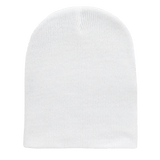 Decky Acrylic/Polyester Short Beanies | Decky 614 White OSFM Beanies