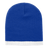 Decky Acrylic/Polyester Striped Short Beanie | Decky 8007 Royal/White OSFM Beanies