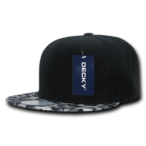 Decky Animal Pattern Snapback | Decky 987 Leopard (Grey) OSFM