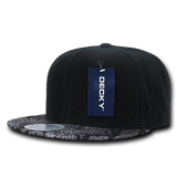 Decky Animal Pattern Snapback | Decky 987 Snake (Black) OSFM