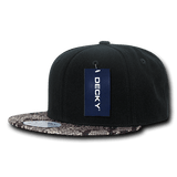 Decky Animal Pattern Snapback | Decky 987 Snake (Brown) OSFM