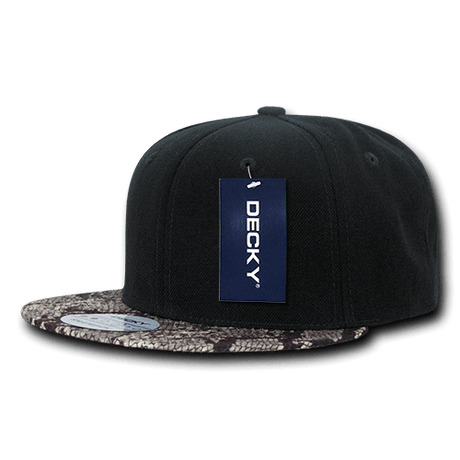 Decky Animal Pattern Snapback | Decky 987 Snake (Brown) OSFM