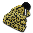 Decky Atakora Beanie | Decky K040 Leopard/Gold OSFM Beanies