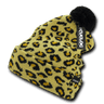 Decky Atakora Beanie | Decky K040 Leopard/Gold OSFM Beanies